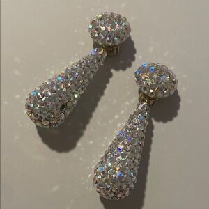 Vintage  Crystal Drop Earrings
